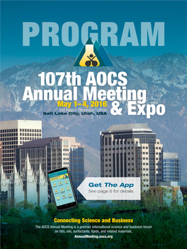 107Th AOCS Annual Meeting & Expo