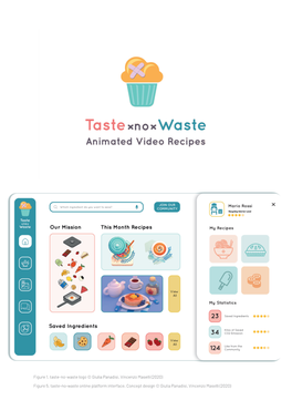 Figure 1. Taste-No-Waste Logo © Giulia Panadisi, Vincenzo Maselli (2020)
