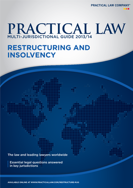 Practical Law Multi-Jurisdictional Guide 2013/14 Restructuring and Insolvency