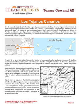 Los Tejanos Canarios