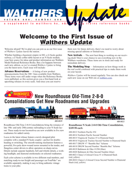 Walthers Update