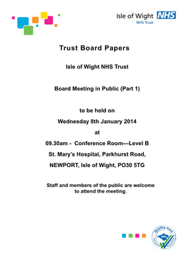 Trust Board Papers