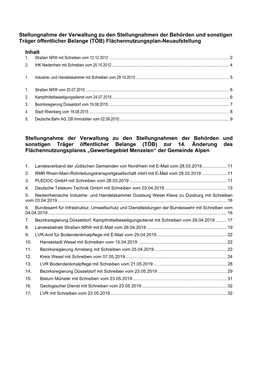 Flächennutzungsplan-Neuaufstellung Inhalt