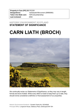 Carn Liath (Broch)