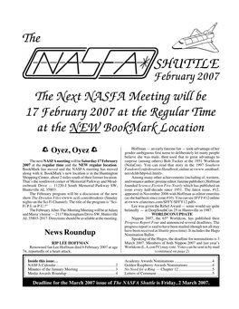 NASFA 'Shuttle'