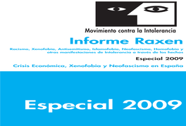 INFORME RAXEN Especial 2009