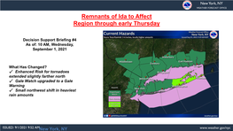 Latest Briefing on Flash Flood Threat Today Through Early Thursday