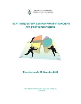 Statistiques Sur Les Rapports Financiers Des Partis Politiques