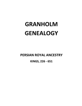 Bohemian Royal Ancestry