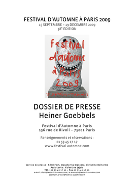 DP09 Heiner Goebbels