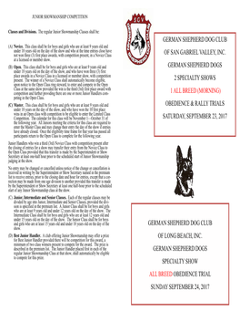 German Shepherd Dog Club of San Gabriel Valley, Inc