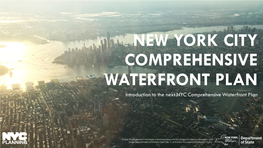 Introduction to the Comprehensive Waterfront Plan