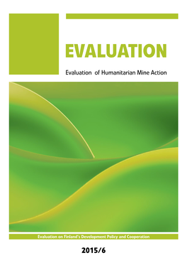 Evaluation of Humanitarian Mine Action