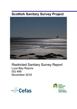 Restricted Sanitary Survey Report Luce Bay Razors DG 499 November 2010