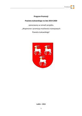 Program Promocji Powiatu Łukowskiego 2014-2020(Pdf,2.38MB)
