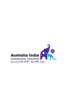 January 21-23, 2018 – New Delhi, India Welcome