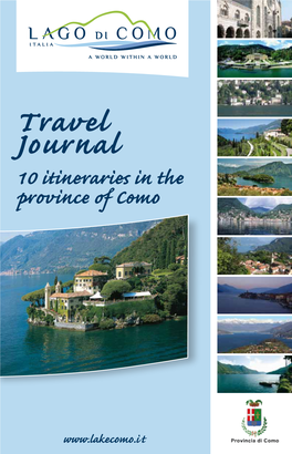 Travel Journal 10 Itineraries in the Province of Como