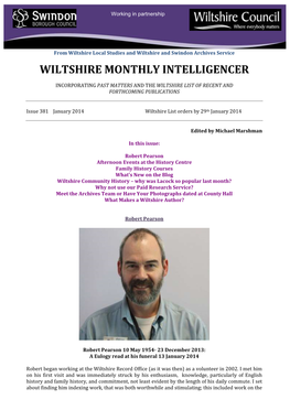 Wiltshire Monthly Intelligencer