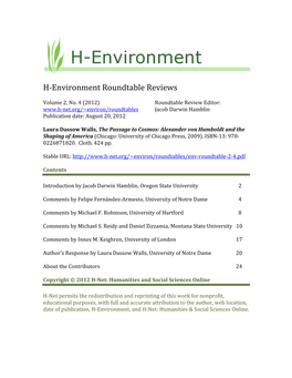 Environment Roundtable Reviews