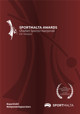 SPORTMALTA AWARDS Għażliet Sportivi Nazzjonali Il-61 Edizzjoni