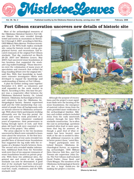 Fort Gibson Excavation Uncovers New