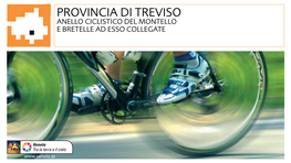 Provincia Di Treviso Anello Ciclistico Del Montello E Bretelle Ad Esso Collegate La Provincia Piúla Ciclistica Provincia D’Italia Piu’ Ciclistica D’Italia