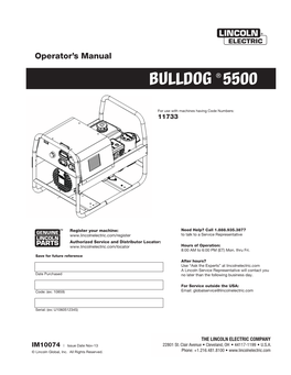 Bulldog ® 5500