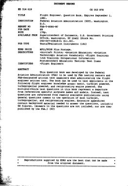 DOCUMENT RESUME ED 314 619 CE 053 978 TITLE Flight Engineer