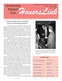 University Honors Col