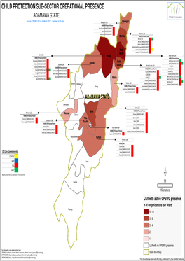 ADAMAWA STATE Source: CPSWG 5W As of March 2017 / Updated at 5Th April