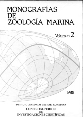 Monograftas DE Zoologta MARINA