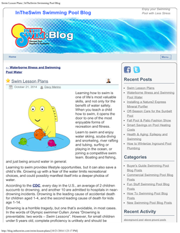 Swim Lesson Plans | Intheswim Swimming Pool Blog