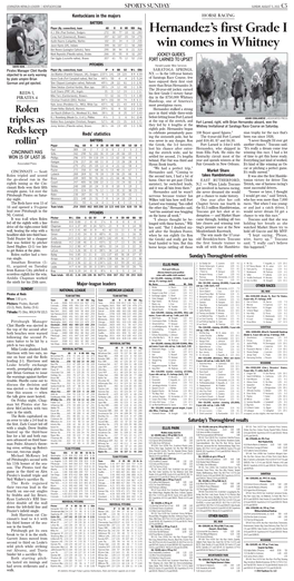 Hernandez's First Grade I Win Comes in Whitney