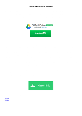 Samsung Omnia Lite Gt-B7300 Android Indir