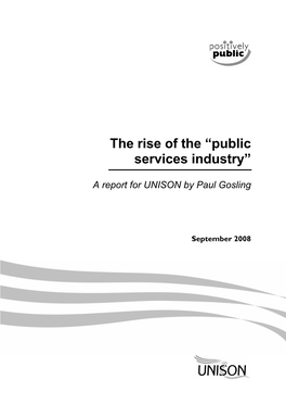 Public Services Industry”