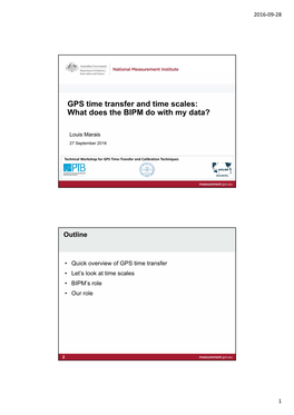 GPS Time Transfer and Time Scales: What Does the BIPM Do with My Data?