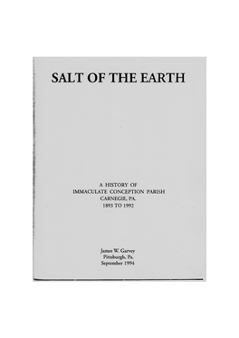 "Salt of the Earth". a History of Immaculate