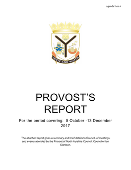 Provost's Report
