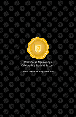 2020 Wintec Graduation Programme