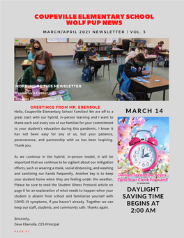 March/April 2021 Newsletter