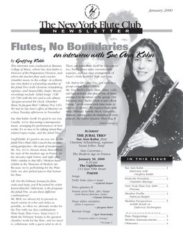 Flutes, No Boundaries