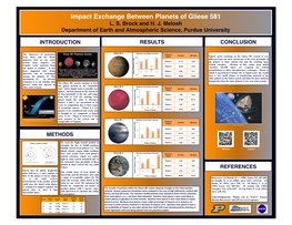 Impact Exchange Between Planets of Gliese 581 L