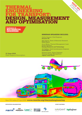 Thermal Engineering for Transport