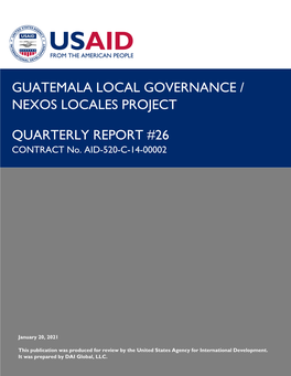 Guatemala Local Governance / Nexos Locales Project