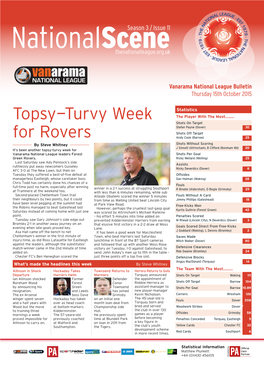 Issue 11 Thursday 15Th October 2015