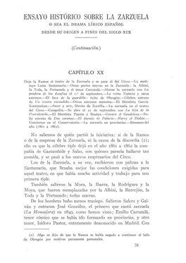 Ensayo Histórico Sobre La Zarzuela O Sea El Drama Lírico Español