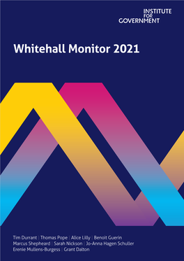 Whitehall Monitor 2021