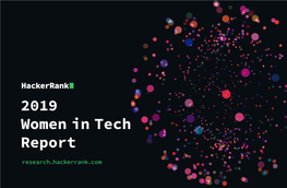 2019 Women in Tech Report Research.Hackerrank.Com Intro