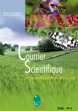 Courrier Scientifique Du Parc Naturel Régional Du Vexin Français