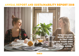 Annual Report and Sustainability Report 2018